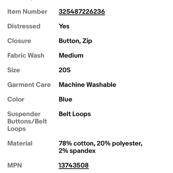 Torrid Super Luxe Stretch Slim Bootcut Medium Rise Jeans NWT in Typhoon sz 20S - Picture 5 of 9